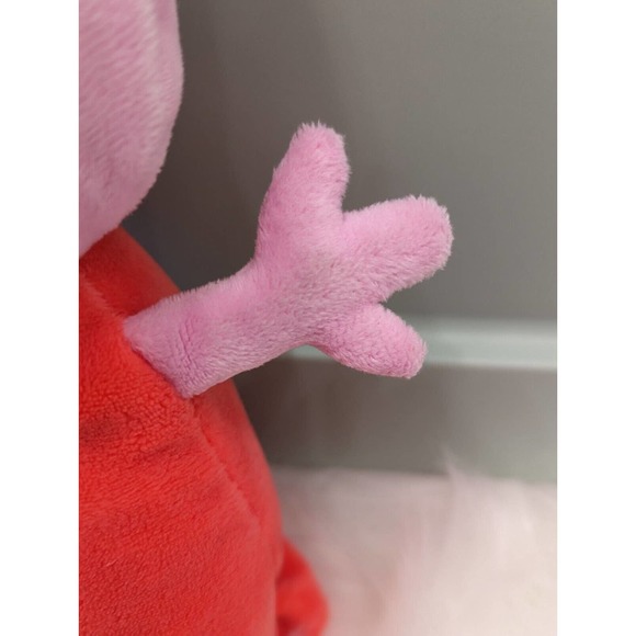 8” PEPPA PIG | RED DRESS | PLUSH STUFFED ANIMAL | 2003 TOY - Picture 3 of 4